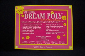 Tussenvulling Quilters Dream Black Puff Select pak Craft Size