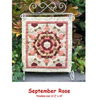 September Rose Stamp and Patch