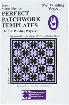 Marti Michell 8974 Perfect Patchwork Templates 8,5 Winding Ways