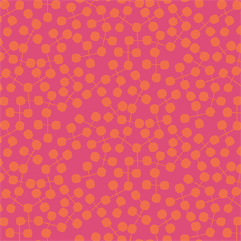 Benartex 9461-21 Branch Dots Pink/Orange