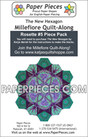Rosette 4 The New Hexagon Millefiore Quilt-Along-Paper Pieces-Katja Marek