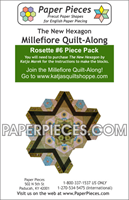 Rosette 6 The New Hexagon Millefiore Quilt-Along-Paper Pieces-Katja Marek
