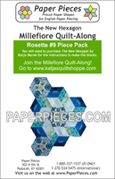Rosette 9 The New Hexagon Millefiore Quilt-Along-Paper Pieces-Katja Marek