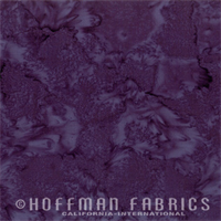3018-034 Hoffman Bali Hand-dyes Eggplant