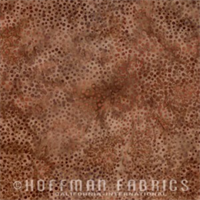 Hoffman Batiks Dots Fabrics Coffee
