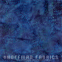 Hoffman Batiks Dots Fabrics Lapis