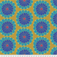 Kaffe Fassett Rowan Free Spirit Fabrics PWKF-008  Artisan Kyoto Bluex