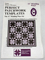 Marti Michell 8053 Perfect Patchwork Templates 11 Winding Ways