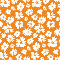 In the beginning 9DB2 Doodle Blossoms Orange