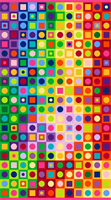 Northcott NC20794-44 Colorworks concepts Boxed Circles