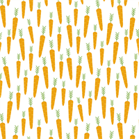 Benartex 10155-09 Carrots White