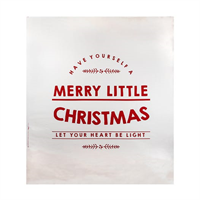 Merry Little Christmas quilt panel