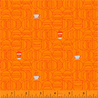Windham Fabrics 52156-6 Coffee Orange