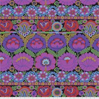 Kaffe Fassett PWGP-185 Embroidered Flower - Purple