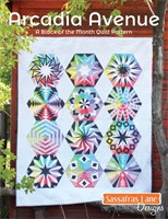Patroonboek 'Arcadia Avenue' A Block of the Month Quilt Pattern van Sassafras Lane Designs