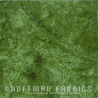  Hoffman 3019-104 Batik Dots Green