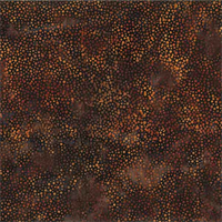 Hoffman 3019-220 Batik Dots Brown