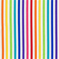 Anthology BC28Q-14 Be Colourful Magic Stripe White Rainbow 