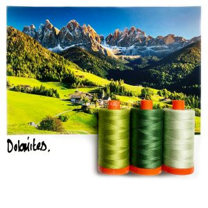 Aurifil Colour Builder AC50CP3-005 Dolomite Green