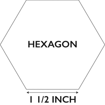 Paper Pieces Hex150 1-1/2 inch Hexagon 50 pieces