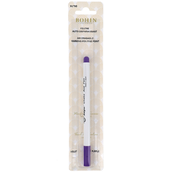 BOHIN 91795 Fabric Marker Air Erasable Purple