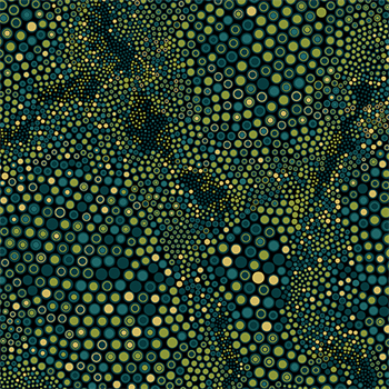 Benartex 16117M-43 Shangri-La Abstract Tile Texture - Green