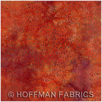 Hoffman Batik 3019-023 Batik Dots Autumn