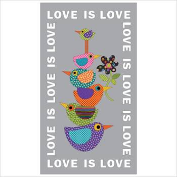 Applique Elementz CUE-1186 Love is Love Dotz
