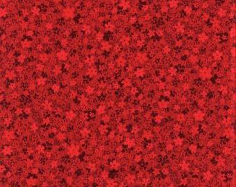 RJR Fabrics 3220-3 First Flowers Happy Red