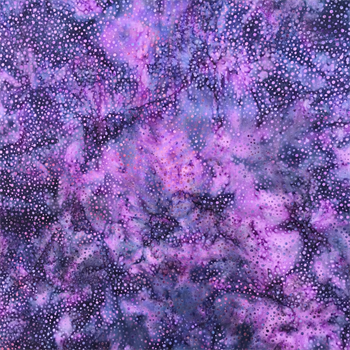Hoffman Batiks Dots Fabrics Violet