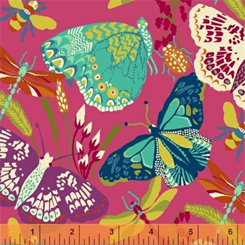 Windham Fabrics 50233-2 Butterfly Dance Pink