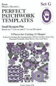 Marti Michell 8951 Perfect Patchwork Templates Set H