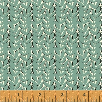 quilten, quiltstof, Windham Fabrics 51292-9 Fantasy Wintergreen