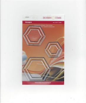 Transparante stempel CRP0031 Hexagon
