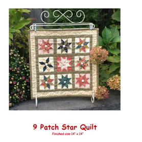 9 Patch Star QuiltStamp and Patch