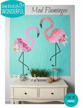 Sew Kind of Wonderfull Mod Flamingos Pattern