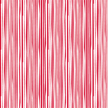 Benartex 9465-10 Electric Stripe Red/White