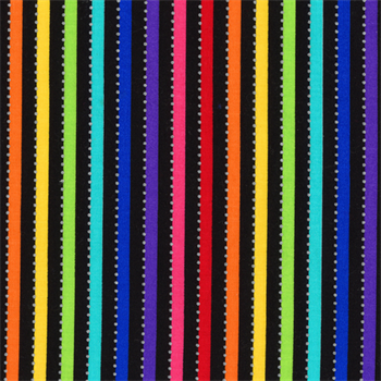 Anthology BC28Q-15 BeColourful Rainbow Stripe w/ Metallic Silver Dots