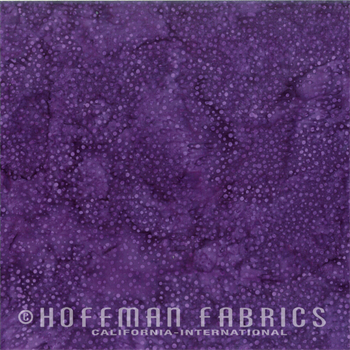 Hoffman Batik Dots 3019-100 Eggplant